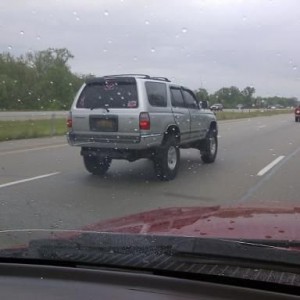 clean 4runner with 6 inch lift