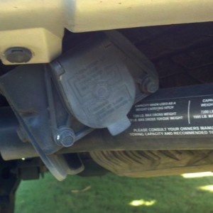 I just noticed that the 7 pin is tucked up on the 4runner so it doesn'