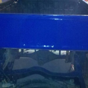 New paint on the Toy trailer.  Gives a new meaning to the word Toyhauler