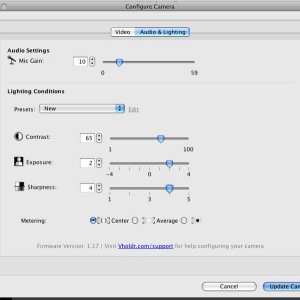 ContourHD menu