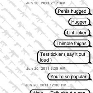 Don't text me when I'm bored :P