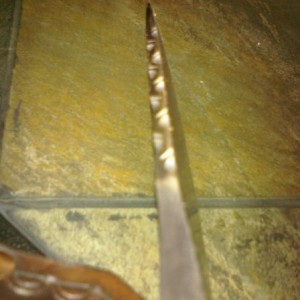 Back bone of RR knife