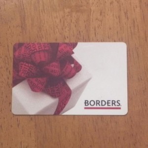 Borders $35 gift card