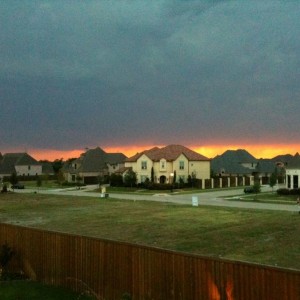 Storms comin