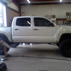 Getting fenders line-x'd. Will be done tomorrow