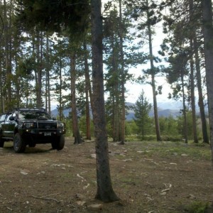 Campsite scouting.