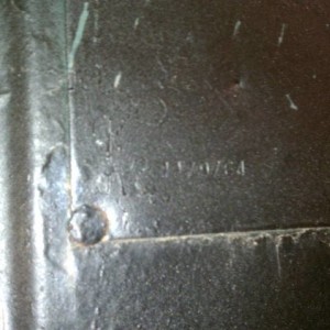 11/9/64 On Identification Plate