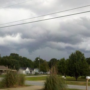 Weather coming in