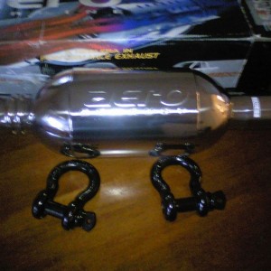 New 2525 areoturbine an D-Rings for rear bruteforce bumper