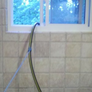 Cleanning the tub