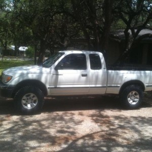 my truck before black wheels