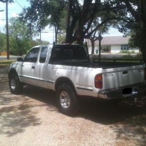 my truck before black wheels