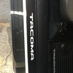 Side step decal
