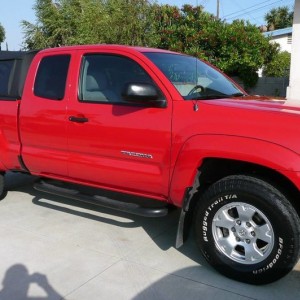 2006 Radiant Red Access Cab with Bestop