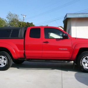 2006 Radiant Red Access Cab with Bestop