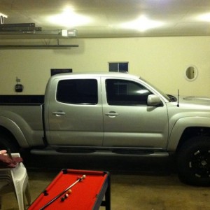 I finally get to park in the garage for once :D