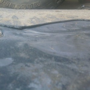 The dent i put in my budbuilt at URE