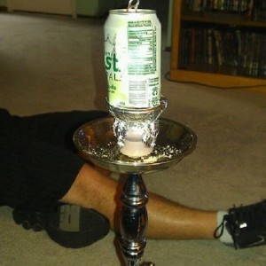 Make shift smoke screen Haha