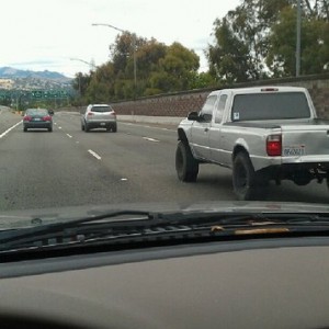 Ranger with glass fenders. Couldn't see the front end but looked like 