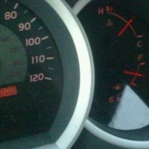 Next pics r all same tank. No difference in driving habit. Guage is so damn