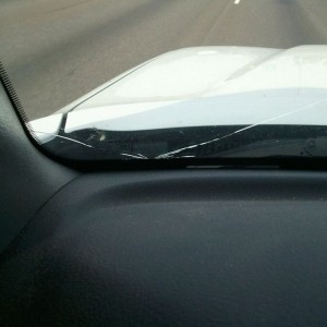 Instantly cracked and spread.. Wtf