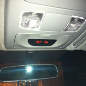 Temp compass installed