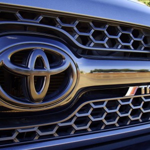 Black Chrome TRD Emblem
