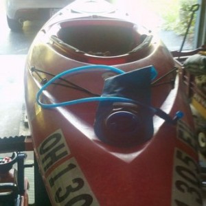 Taking the kayak on the river later tonight. Should be pretty interesting