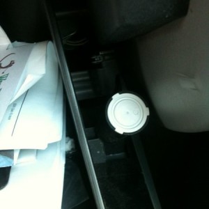 WTF is this? Connected to glove box