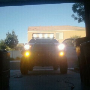 Every light on is an HID