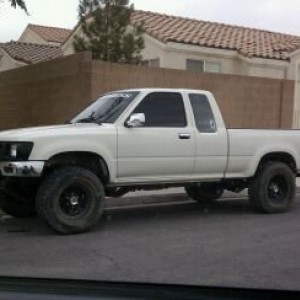 Some Weirdo left his truck infront the house I think he mite have been shit