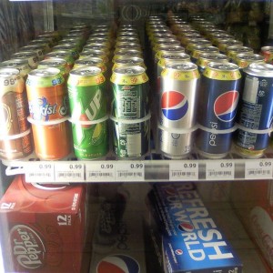 16oz soda cans for $0.99