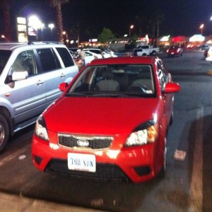 My rental car...