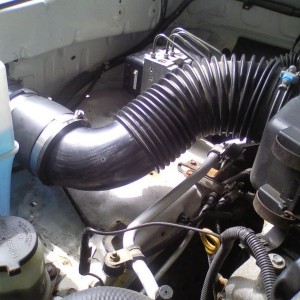 Made stock intake tube work with snorkel :)