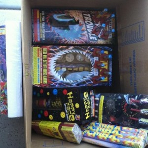 Yes! Illegal fire works. Happy 4th of july!!