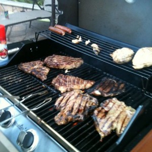 Getting ready to eat!