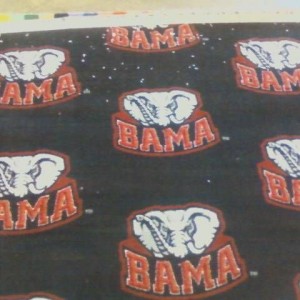 Installing alabama carpet today lol This picture message or video message w