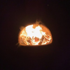 Sunday night chiminea fire. :D