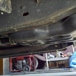 gas tank removal