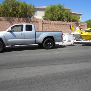 First tow!
