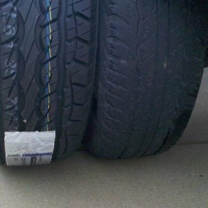 More comparing, thank god new rubber