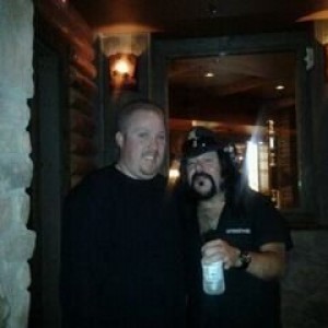 Me and Vinnie Paul from pantera