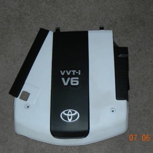 Painted engine cover