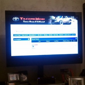 Tw on the tv threw the Wii nice!