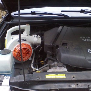 IT IS HAPPENING PEOPLE... STIHL TEAMED UP WITH TOYOTA... TA DA