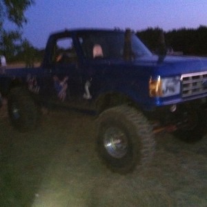 I just made a pass in this truck at a mud race 750 hp. 