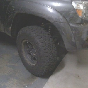 I think i need some bigger tires to fill in the wheel well a bit more.