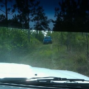 Picture of marinepheonix's truck down a trail