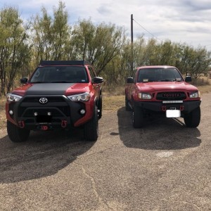 2015 Custom 4Runner and 2003 Custom Toyota Tacoma (Cherry Bomb)