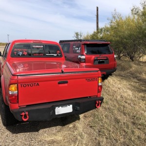 2015 Custom 4Runner and 2003 Custom Toyota Tacoma (Cherry Bomb)